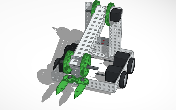 3D design Robot Blueprint - Tinkercad