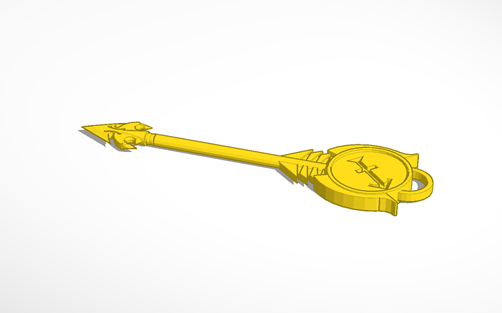 Fairy Tail Sagittarius Key Tinkercad Fairy Tail Sagittarius Key Tinkercad