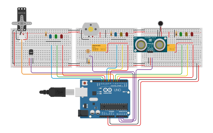 Circuit design 3ed Experiment | Tinkercad