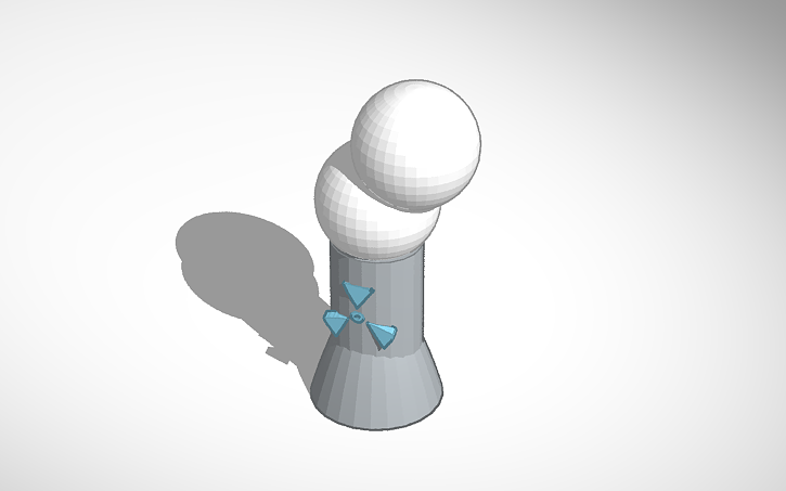 3D design Nuclear plant - Tinkercad