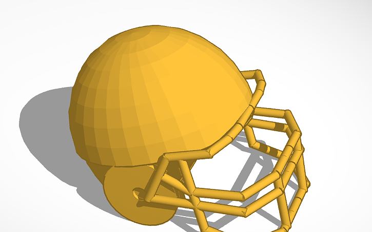 Dallas Cowboys Football Helmet 3D model 3D printable