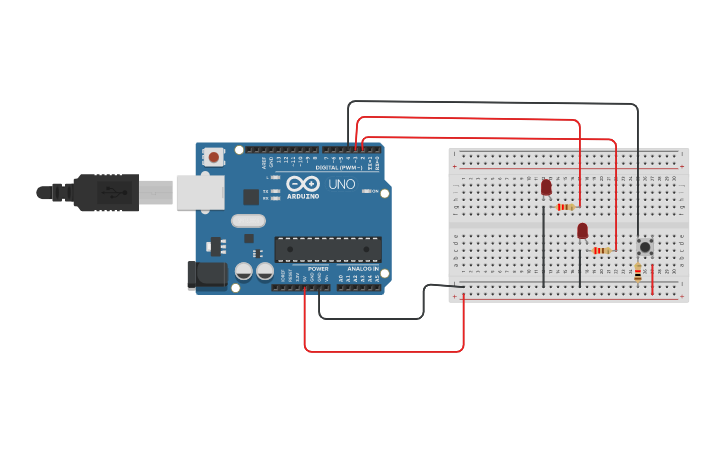 Circuit design Arduino 2C - Tinkercad