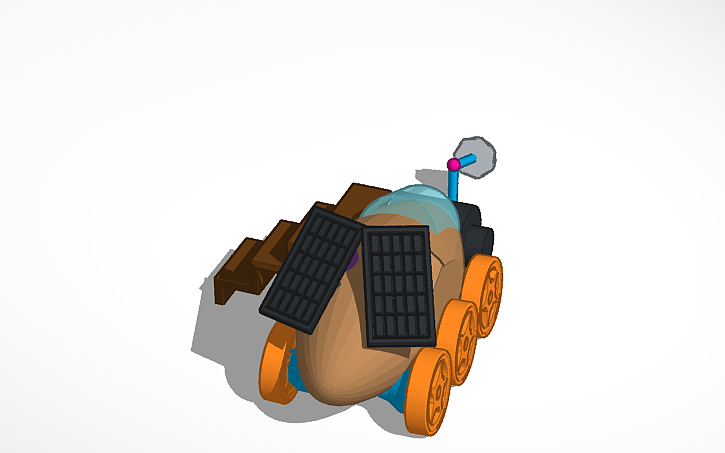 3D design Moon Rover | Tinkercad