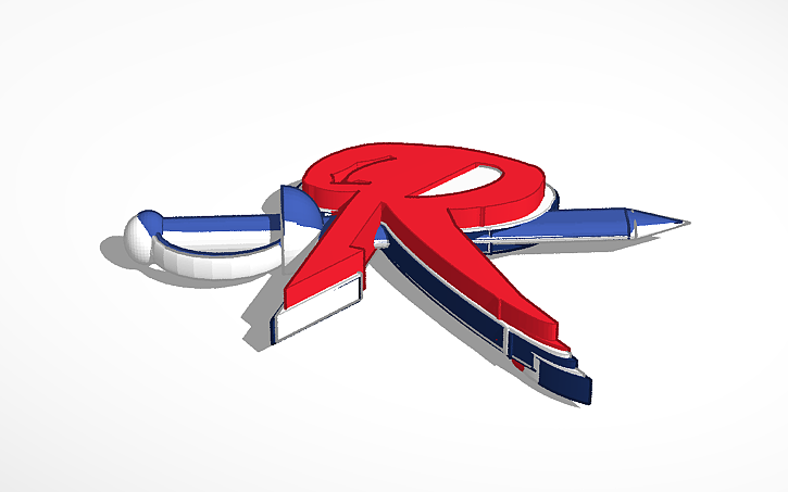 3D design Roane State Logo - Tinkercad