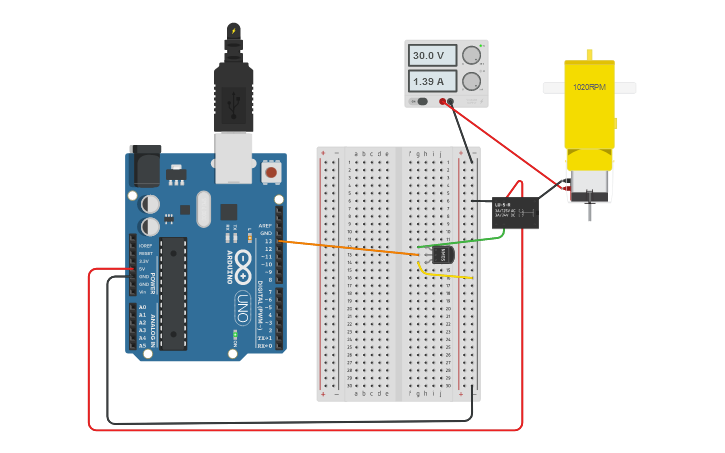 Circuit design Relay | Tinkercad