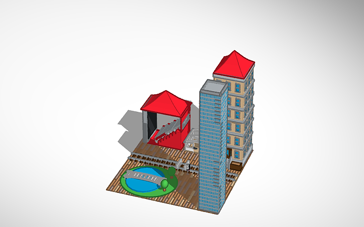 3D design Town - Tinkercad