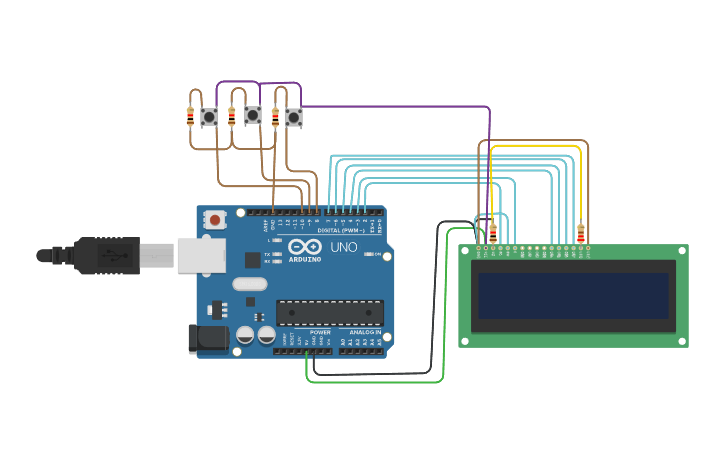 Circuit design alarm clock - Tinkercad