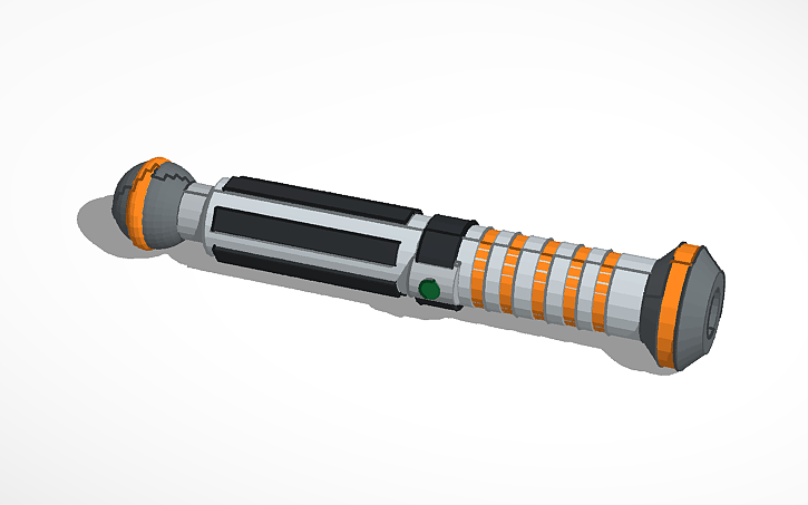 Gui Lightsaber 3D design Gui-Jian, Master Zauber's lightsaber | Tinkercad