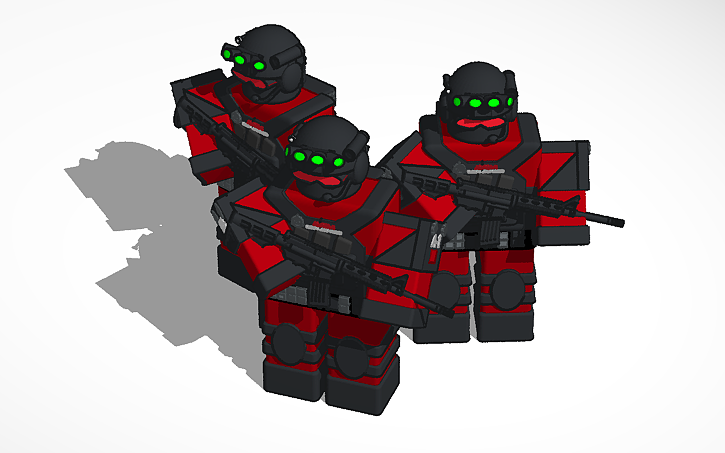 Task Force Models 3D design SCP mobile task force ALPHA-1 - Tinkercad