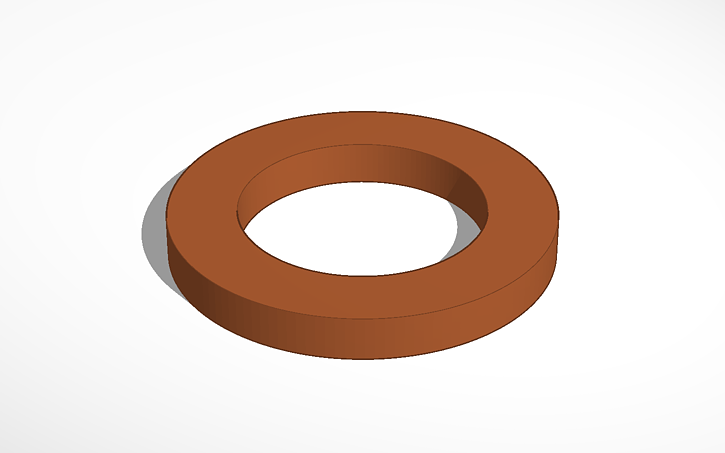 3d Design Garden Hose Gasket Washer Tinkercad