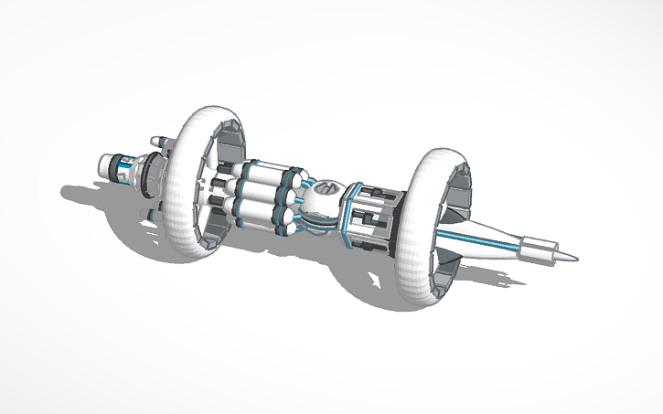 3D design warp drive - Tinkercad