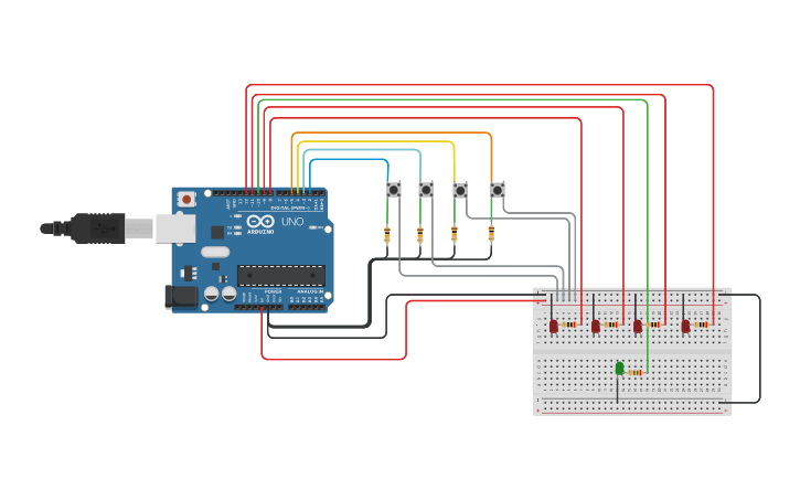 Circuit design Copy of authentification n2 | Tinkercad