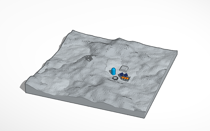 3D design Moon Base | Tinkercad