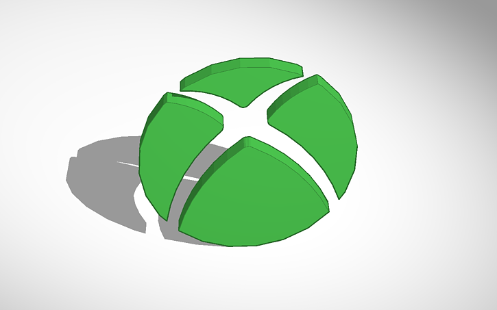 Xbox Logo Tinkercad Xbox Logo Tinkercad