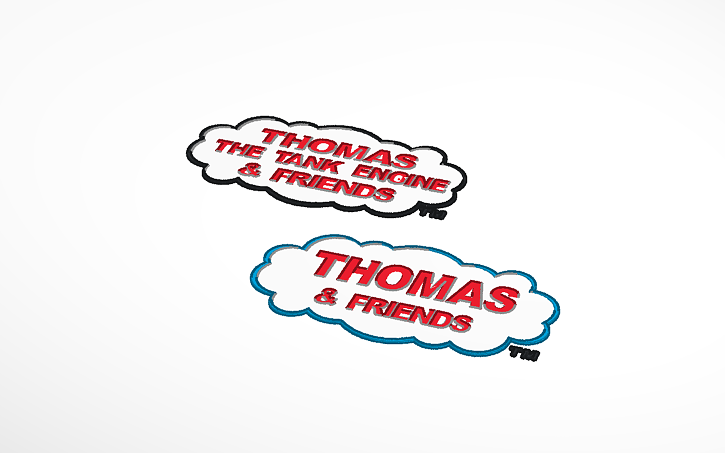 3D design Thomas and Friends Logos - Tinkercad