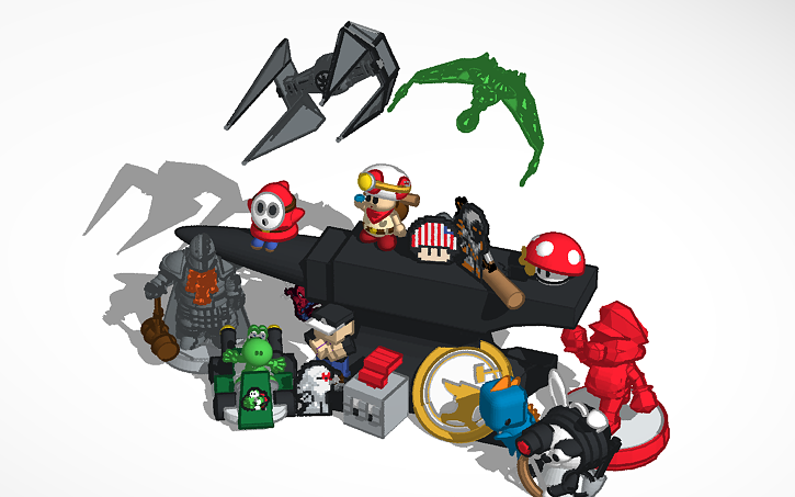 3D design Tinker Forge Mix Up - Tinkercad