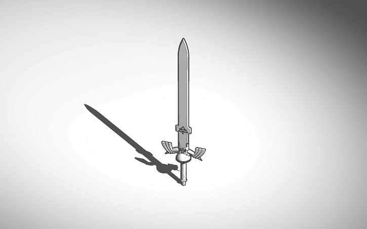 3D design Master Sword | Tinkercad