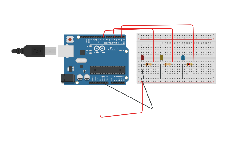 Circuit design Activity 2-Simple LED A01735380 - Tinkercad