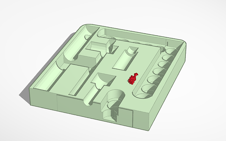 3D design Draper 1/4 socket set inlay LHS Final. - Tinkercad