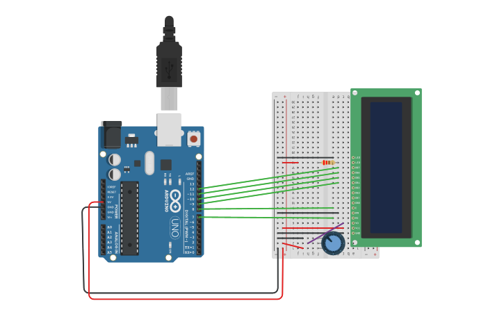Circuit design CSNI - TD5 LCD | Tinkercad