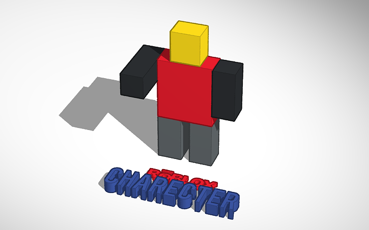 The Character Of Roblox Tinkercad