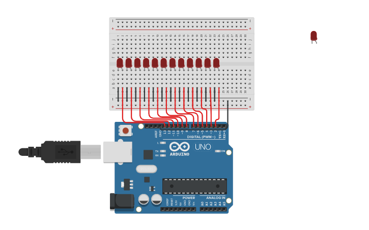 Circuit design Kara şimşek - Tinkercad