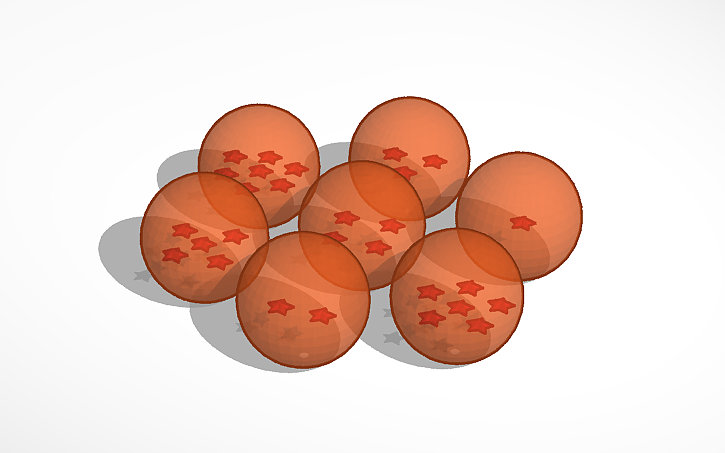 Esferas Del Dragon Tinkercad