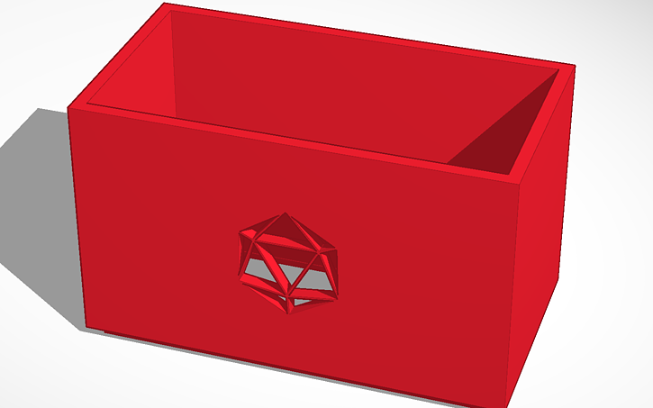 3D design Modular Dice Tower - Main Tower Piece | Tinkercad