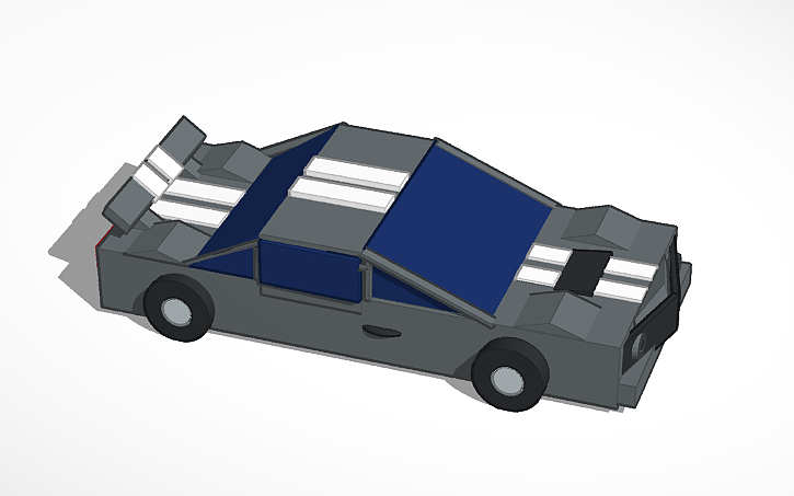 3D design racing car - Tinkercad