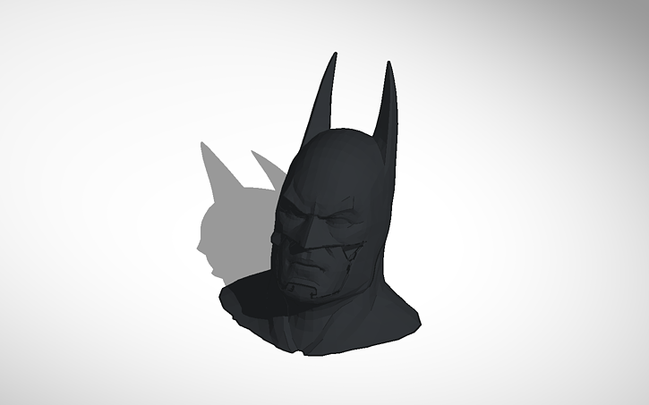 3D design Batman head | Tinkercad