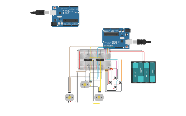 Circuit design Projeto Rov - Tinkercad