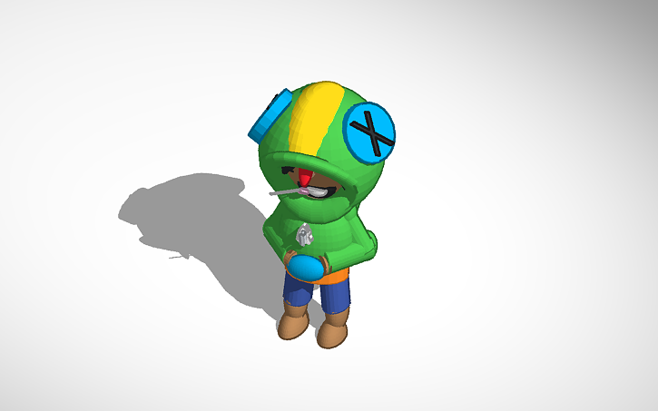 3d Design Leon Brawl Stars Tinkercad