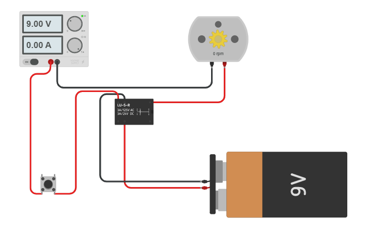 Circuit design PUSH BUTTON DOOR CLOSE /OPEN - Tinkercad