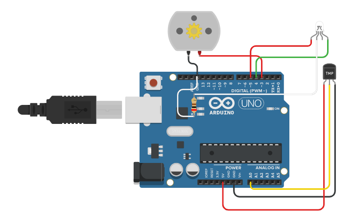 Circuit design Arduino 9 Ruben Noyelle 15 2D | Tinkercad