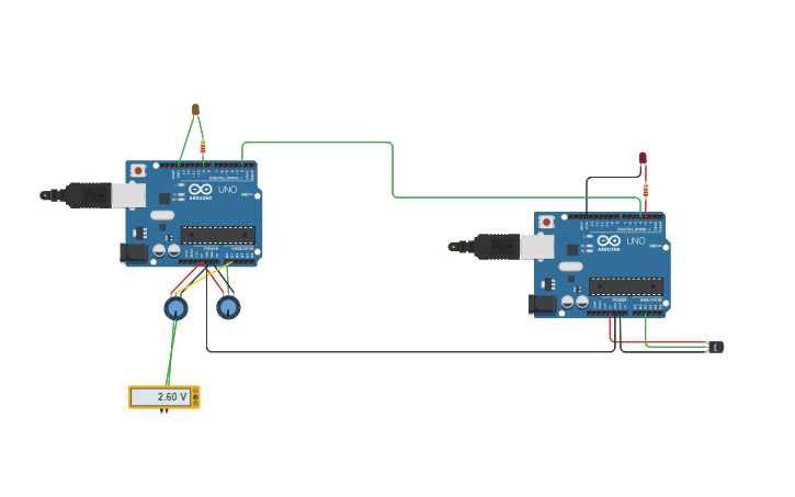 Circuit design Relay Control - Tinkercad