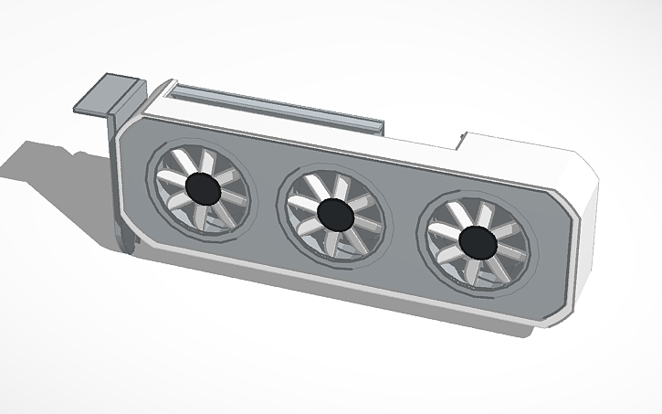 3D design Graphics card GIGABYTE 3060ti Vision - Tinkercad