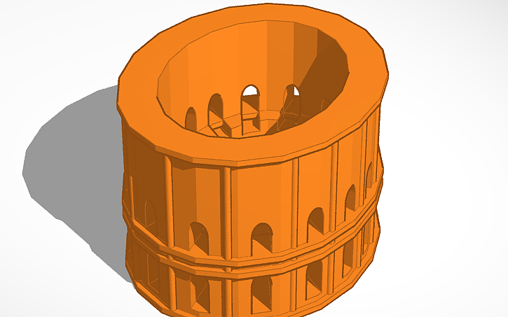 3D design COLISEO ROMANO-8B DEREK - Tinkercad