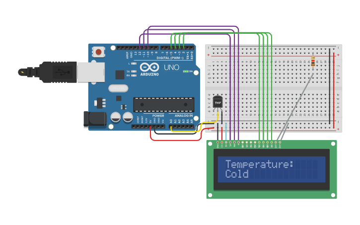Circuit design lcd дисплей - Tinkercad