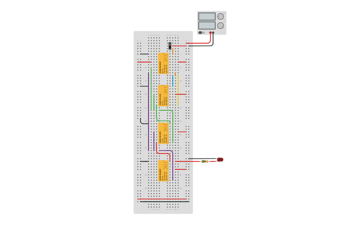 Circuit Design Circuito Contador Tinkercad