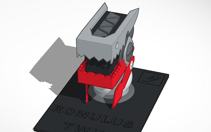 3D design spiral knights romulus twin Tinkercad 3D design spiral knights romulus twin Tinkercad