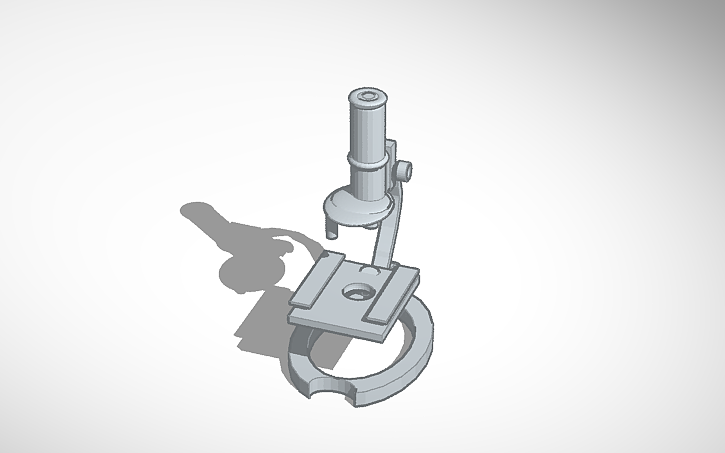 3D design microscope - Tinkercad