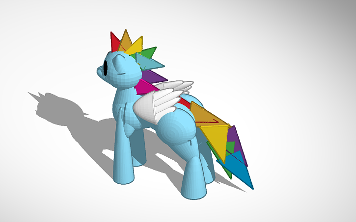 3D design My little pony | Tinkercad