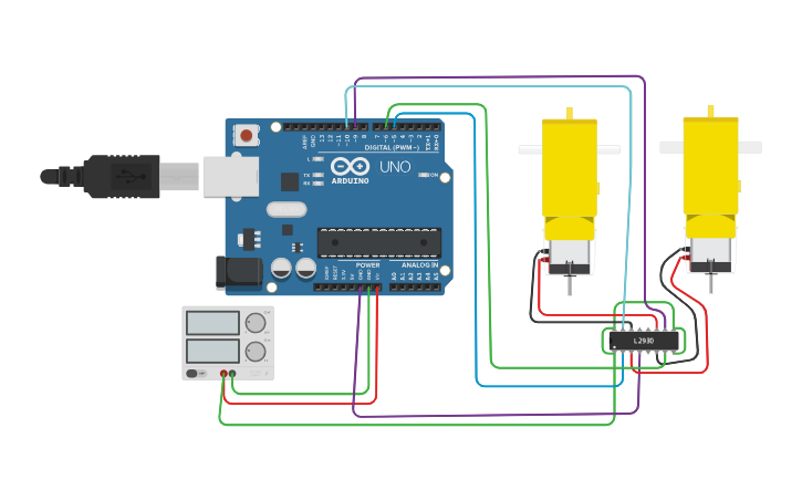 Tactile sense Suitable weak Arduino Robot Starter | Tinkercad