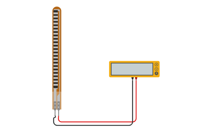 Circuit design Flex Sensor - Tinkercad