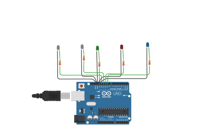 Led Module In Tinkercad Circuit design led - Tinkercad