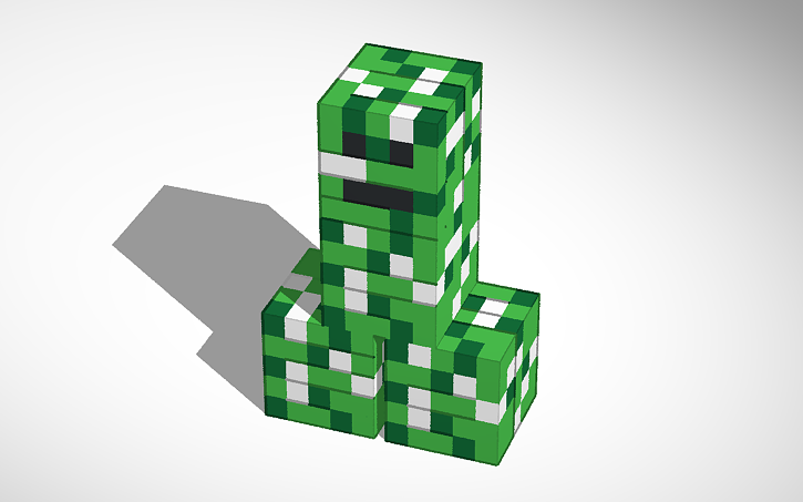 Minecraft Creeper, 3D CAD Model Library