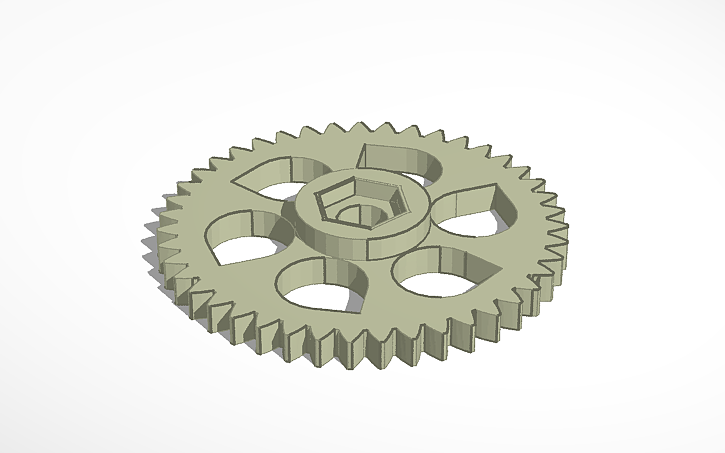 3D design Gear - Tinkercad