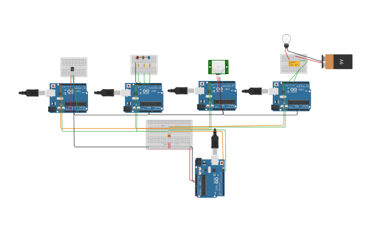 Circuit design i2c - Tinkercad