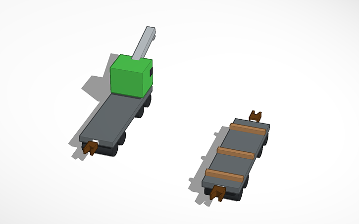 3D design Breakdown train - Tinkercad