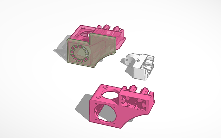 3D design TTP Soporte motor Y - Tinkercad